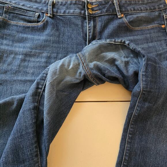 Gap 1969 Perfect Boot Women's 18 Long Blue Dark Wash - Picture 12 of 16